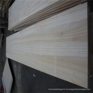 Paneles encolados de 20 mm de Paulownia Edge